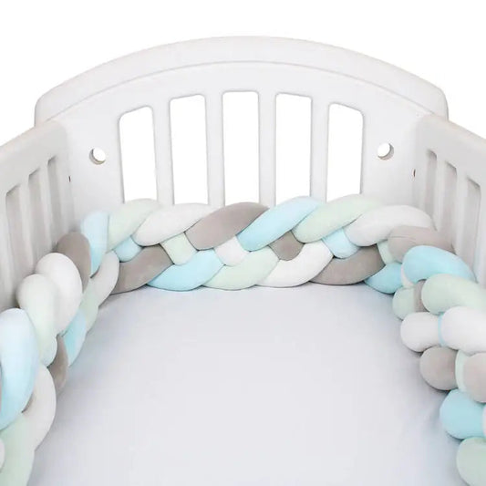 Tour de lit tressé bébé Babyride – Multicolore 4 Brins