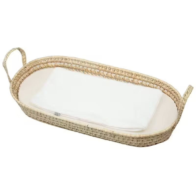 Set 4-en-1 : panier à langer avec matelas, housse et tapis nomade