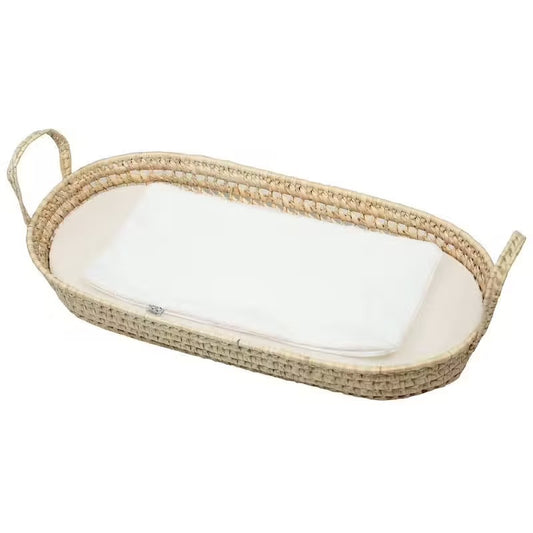 Set 4-en-1 : panier à langer avec matelas, housse et tapis nomade