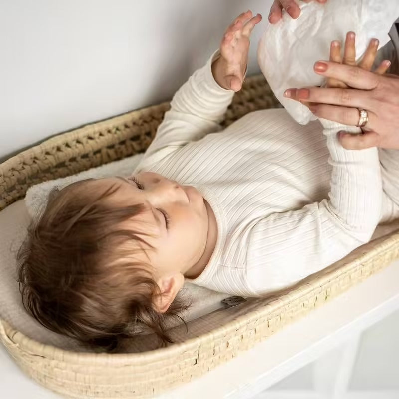 Set 4-en-1 : panier à langer avec matelas, housse et tapis nomade