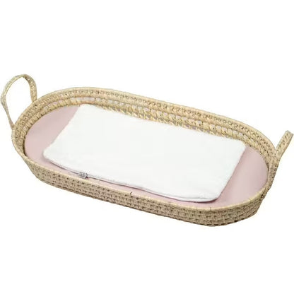 Set 4-en-1 : panier à langer avec matelas, housse et tapis nomade