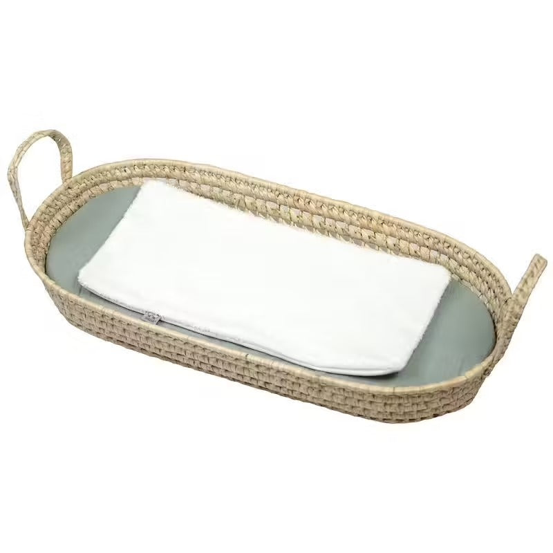 Set 4-en-1 : panier à langer avec matelas, housse et tapis nomade